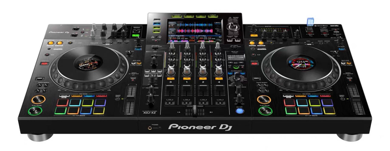 Pioneer XDJ-XZ Film Controller Integrated Disk Recorder Fully Surrounded PC Import White Silver Sticker In Stock