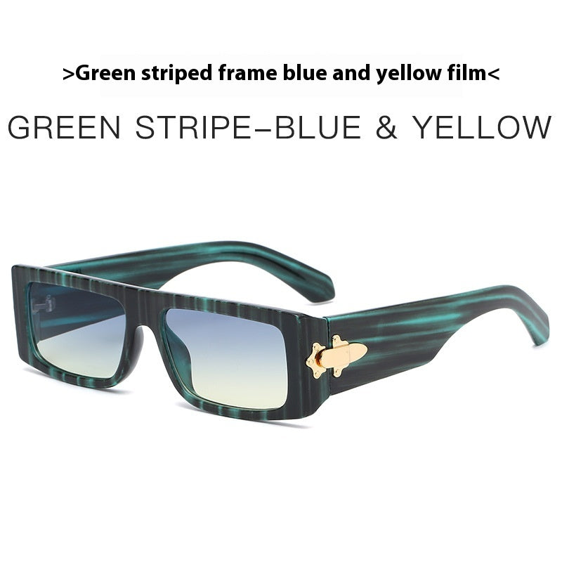 Flat Top Rectangle Sunglasses