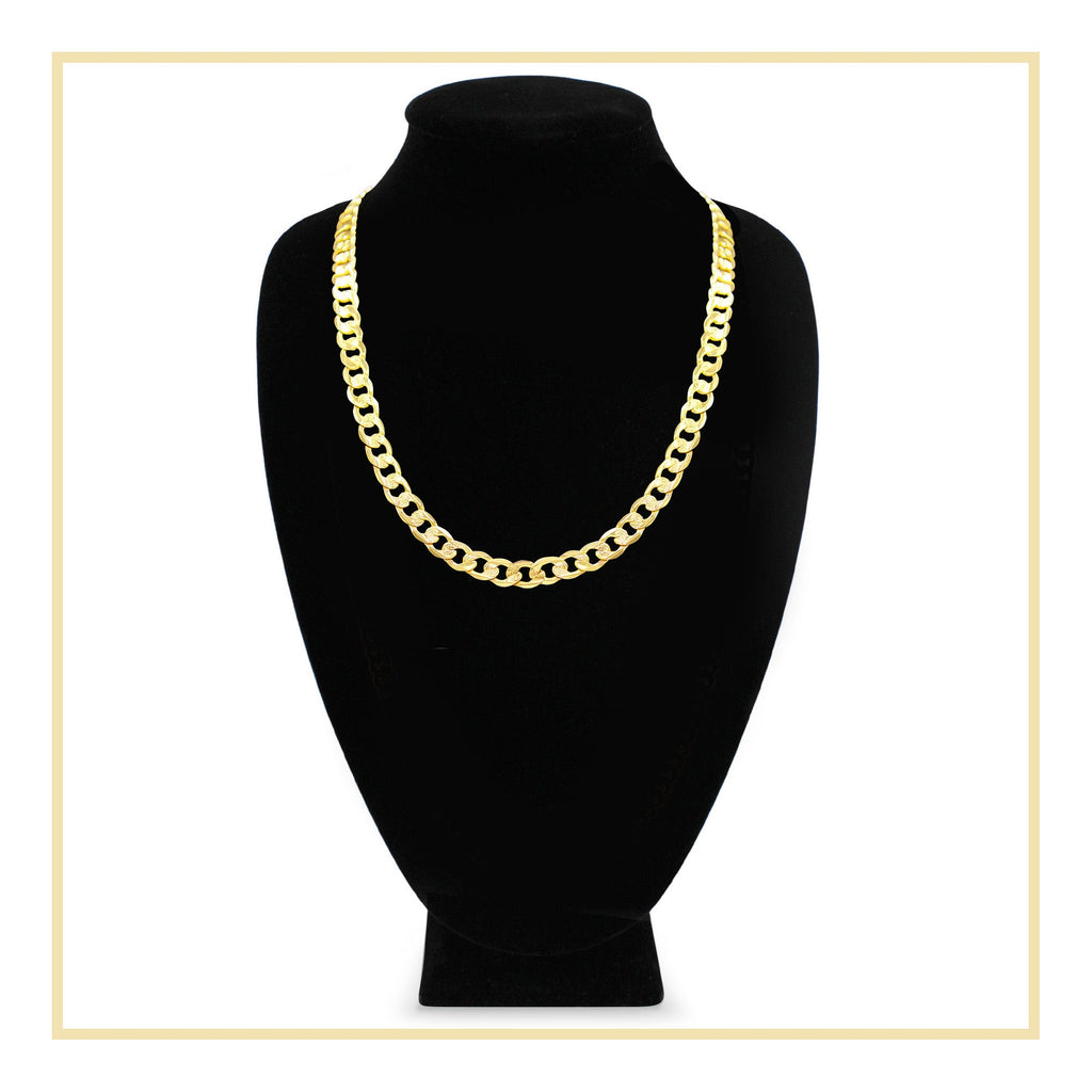 The Heritage Cuban — 14K Gold Filled, 24" · 9mm Diamond Cut