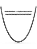 The Shadow Cuban — 3.5mm Black Link Chain