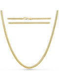 The Classic Slim — 3.5mm Gold Cuban Link