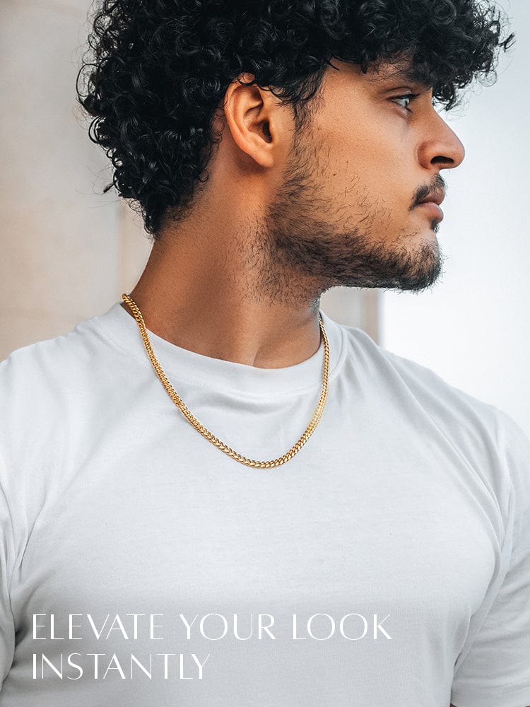 The Classic Slim — 3.5mm Gold Cuban Link