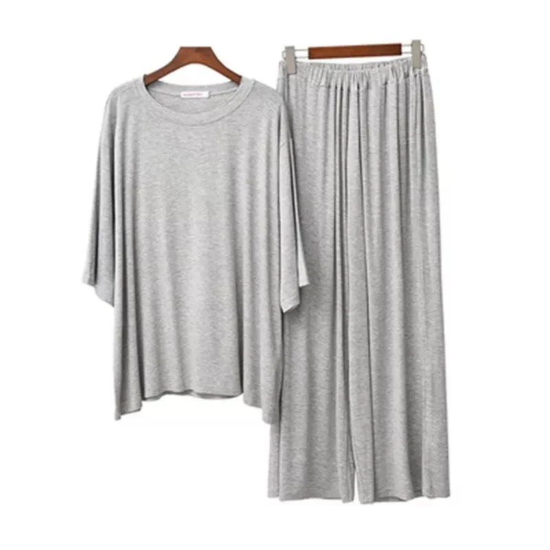 Plus Size Modal Pajamas Set