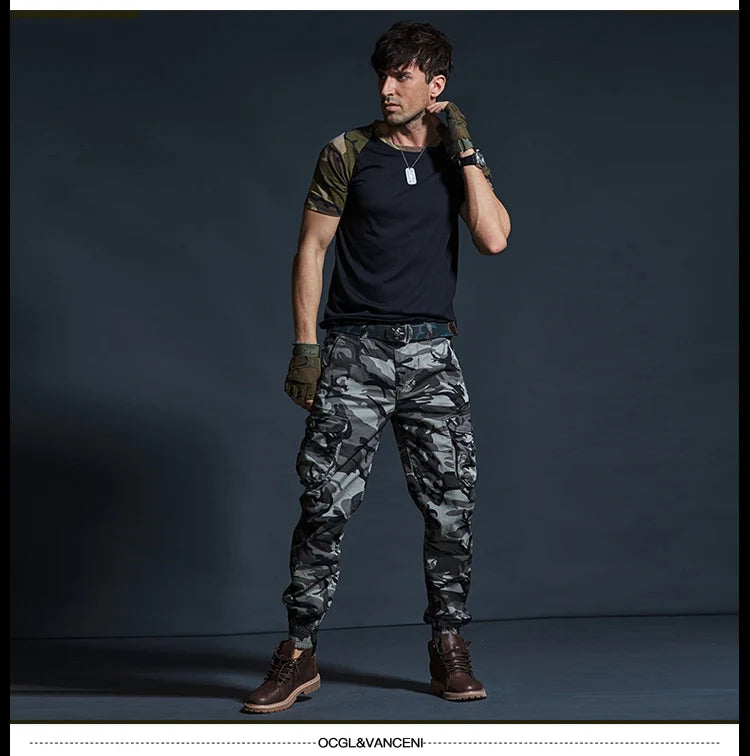 Tactical Camo Cargo Pants