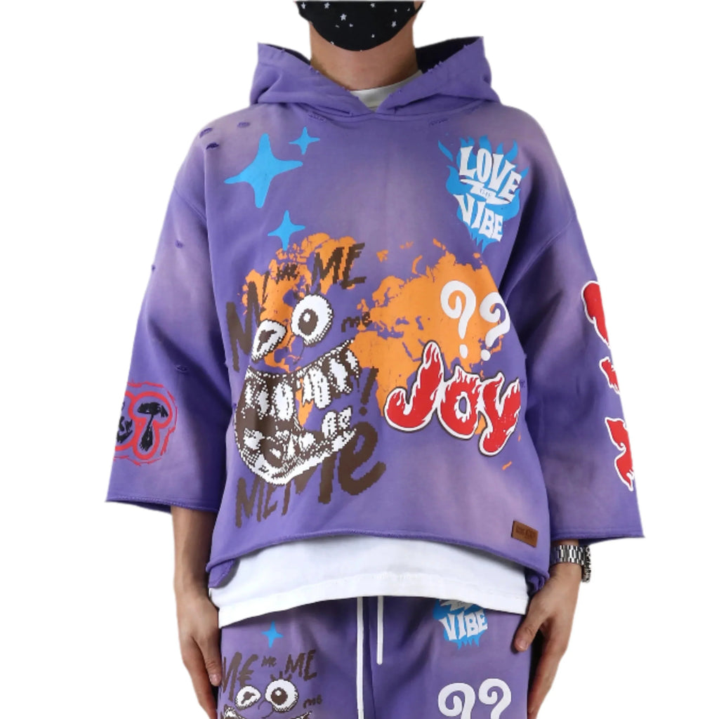 DIAZ Crop Pullover Hoodie
