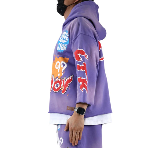 DIAZ Crop Pullover Hoodie