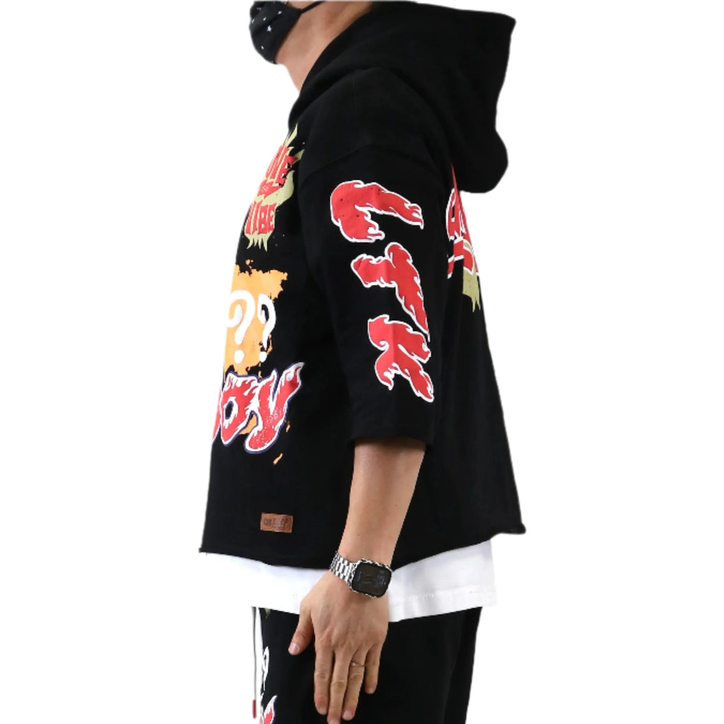 TROY Crop Pullover Hoodie