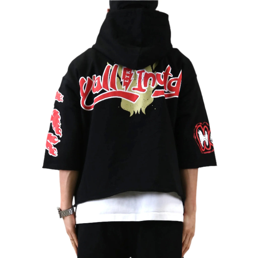 TROY Crop Pullover Hoodie