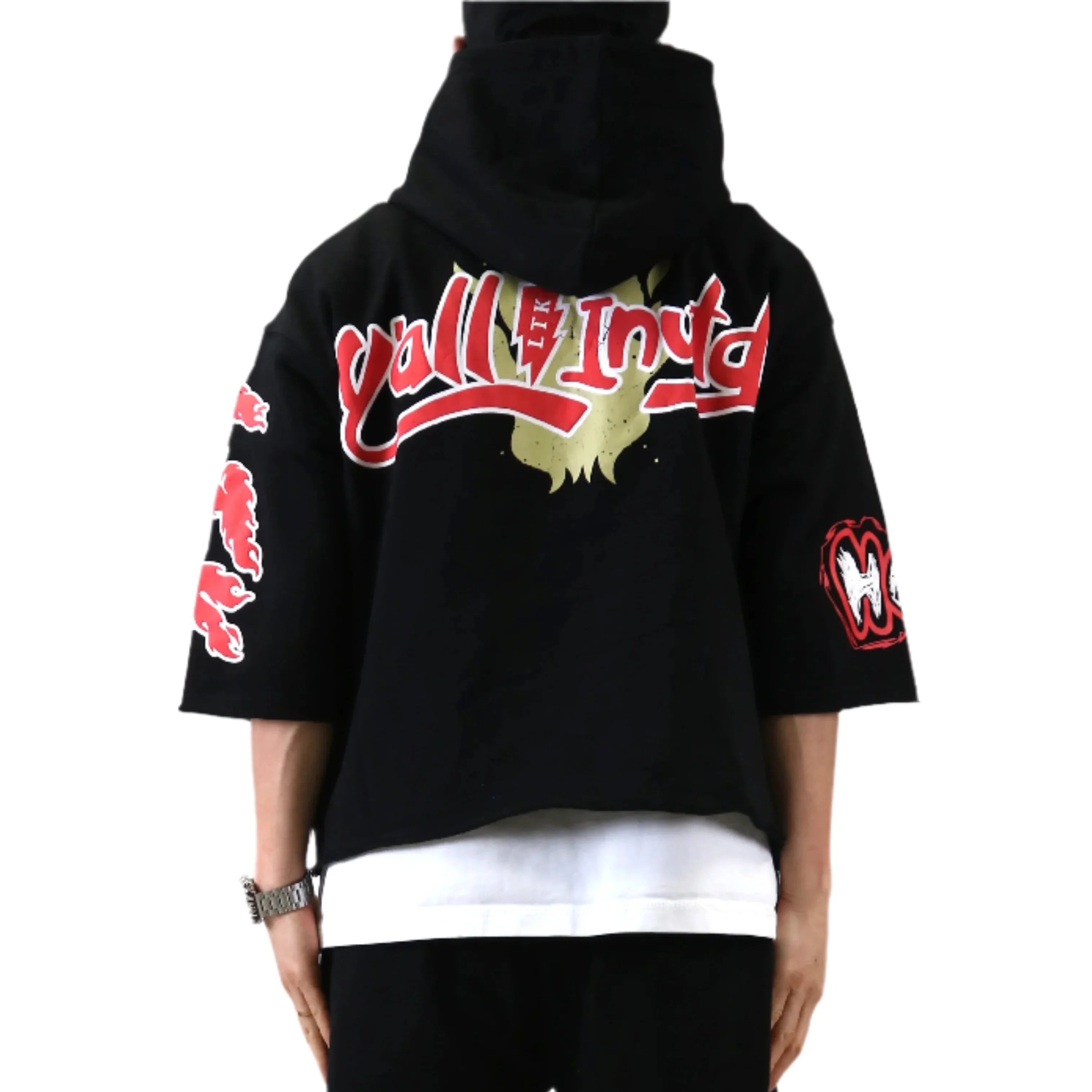 TROY Crop Pullover Hoodie