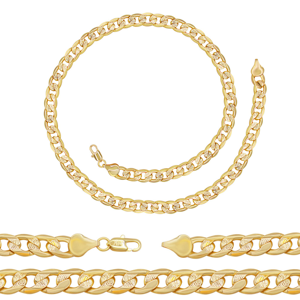 The Heritage Cuban — 14K Gold Filled, 24" · 9mm Diamond Cut