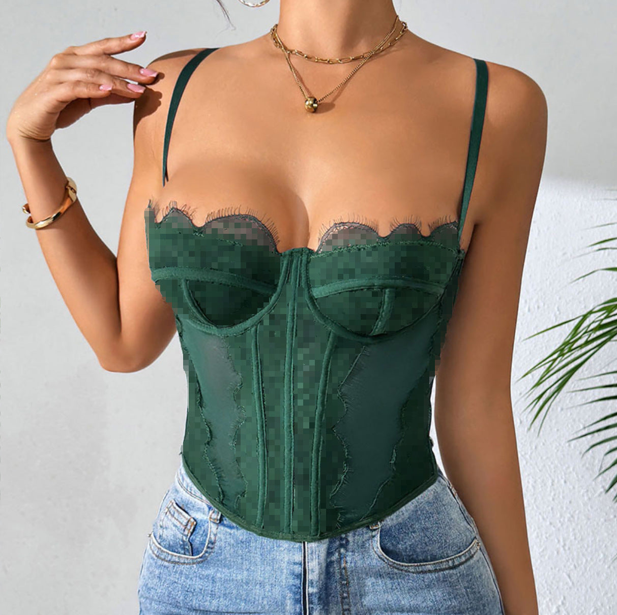 Sexy Push-Up Slim-Fit Corset Camisole Top — Women's
