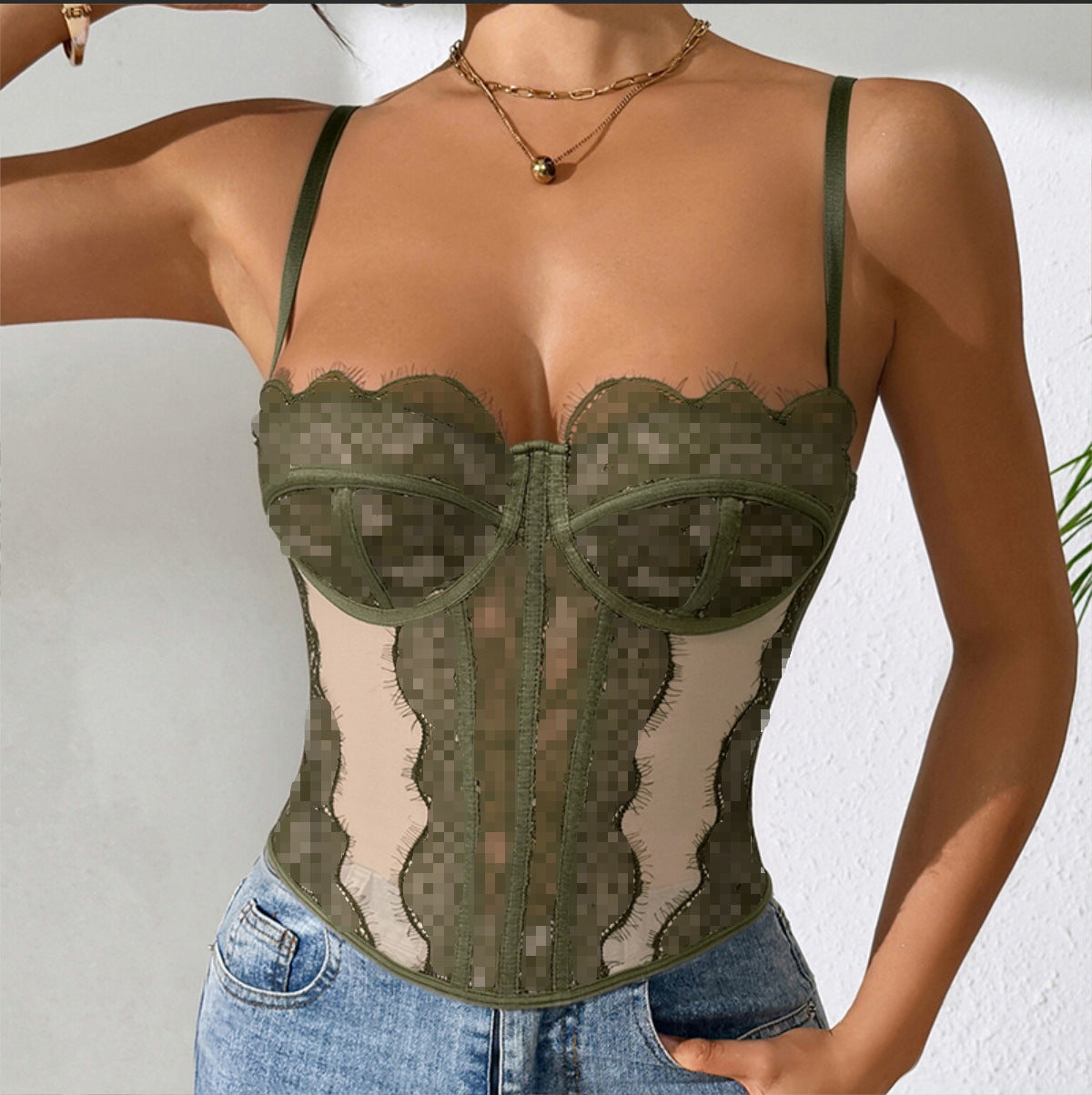 Sexy Push-Up Slim-Fit Corset Camisole Top — Women's