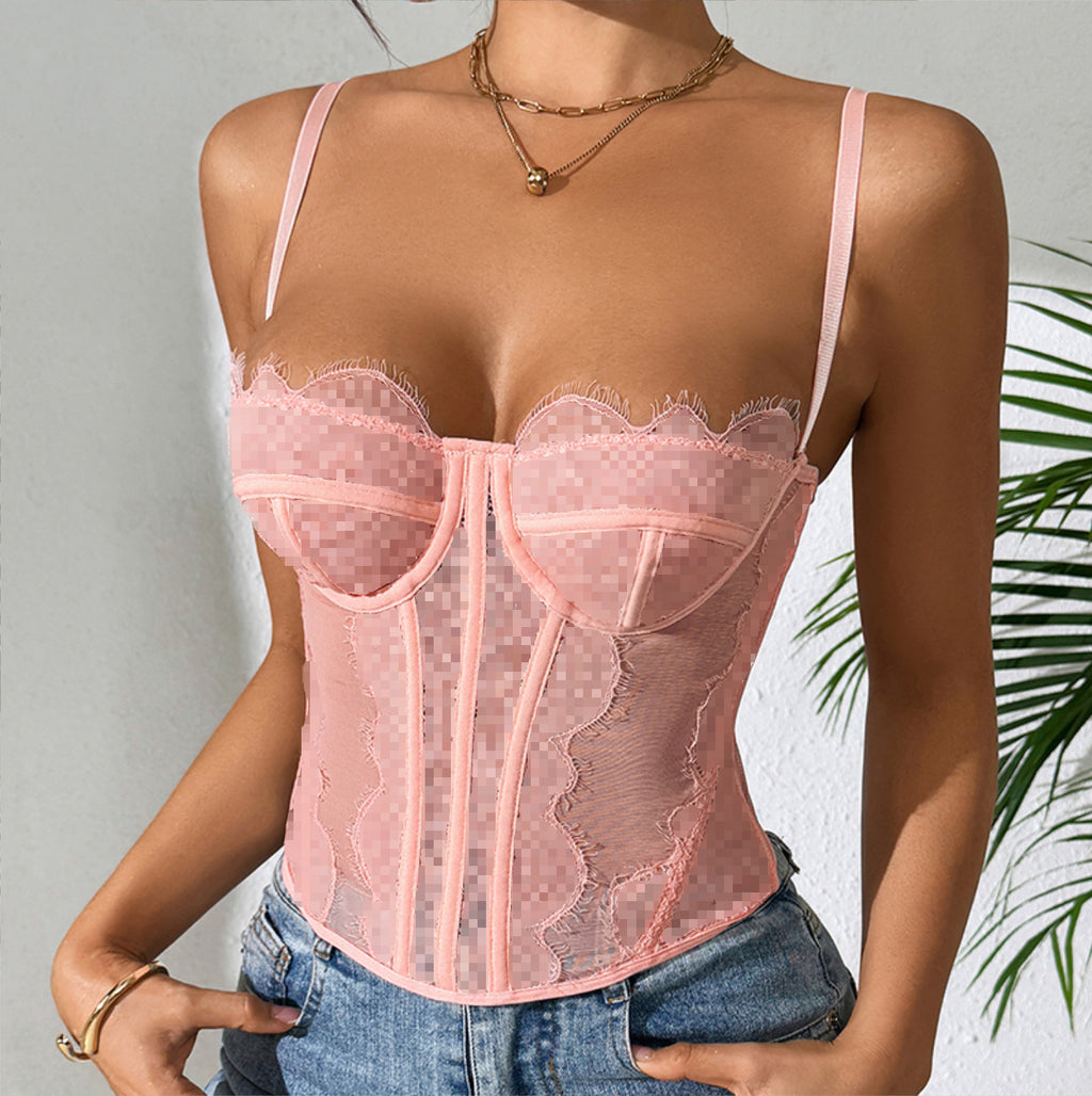 Sexy Push-Up Slim-Fit Corset Camisole Top — Women's