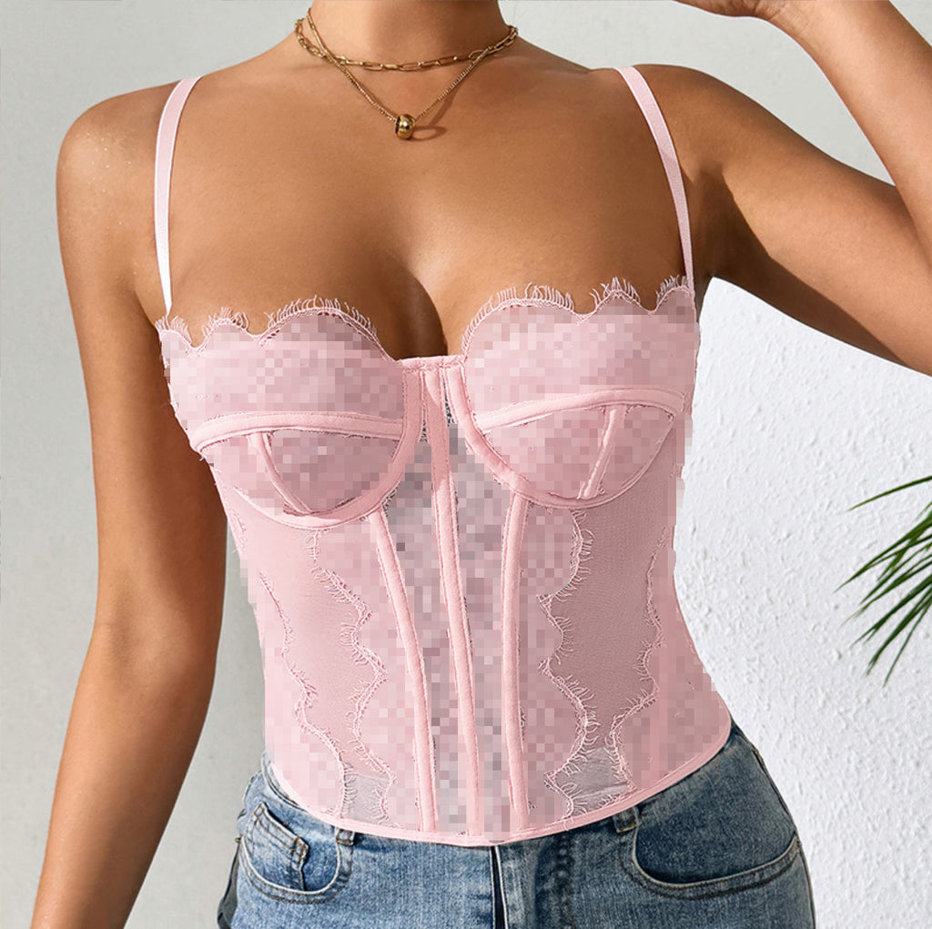 Sexy Push-Up Slim-Fit Corset Camisole Top — Women's
