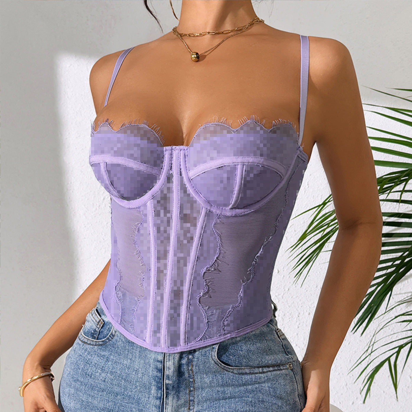 Sexy Push-Up Slim-Fit Corset Camisole Top — Women's