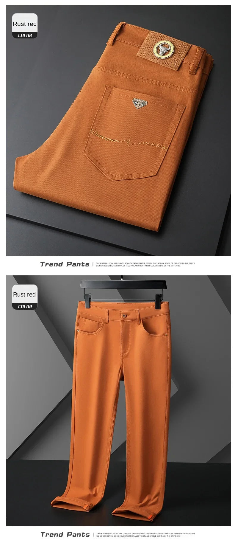 The Spectrum Slim — Seven-Color Stretch Jean
