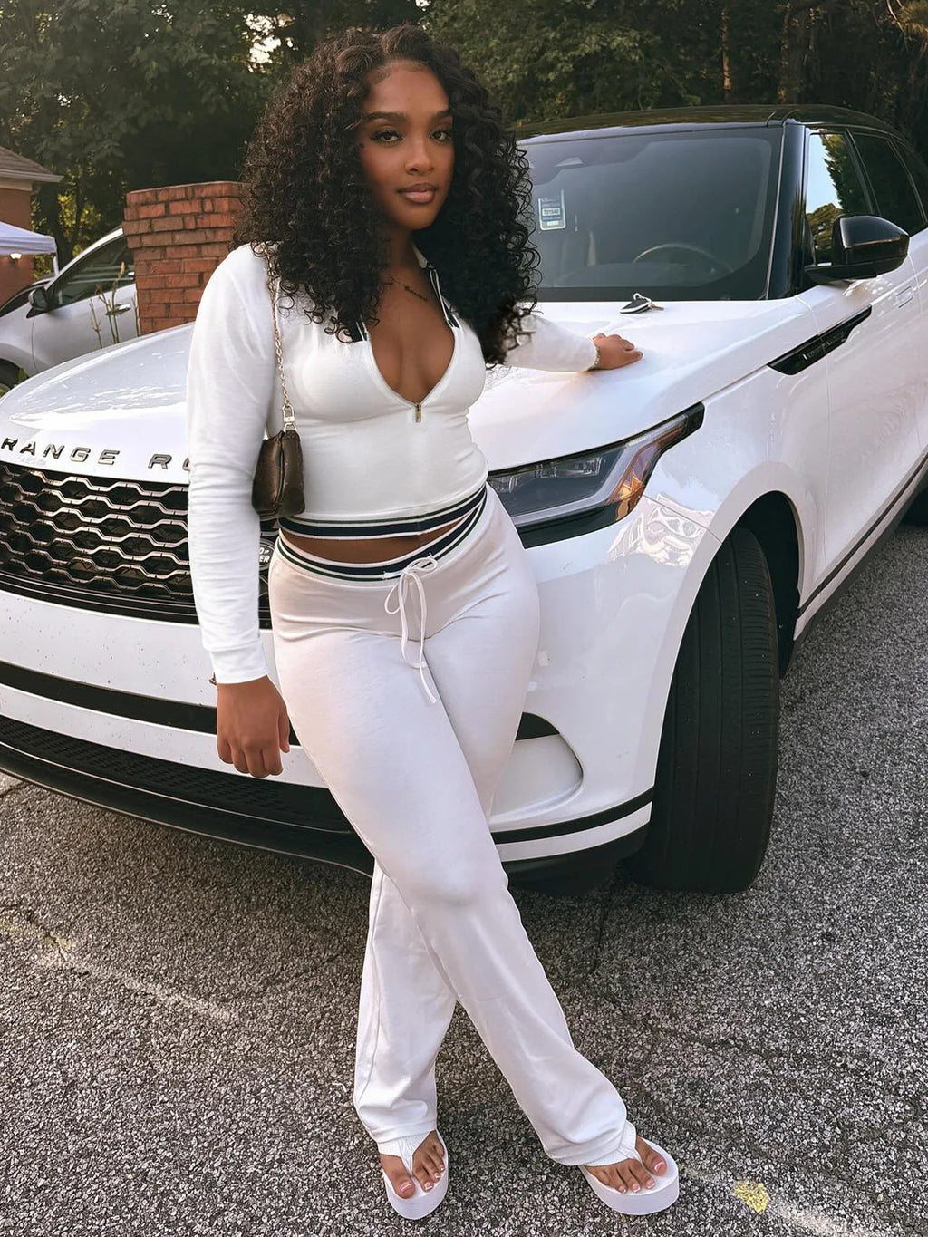 Sexy Streetwear Tracksuit Set — Women's Two-Piece