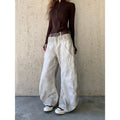 Y2K High Waist Baggy Cargo Denim Jeans — Women