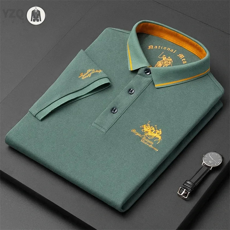 Embroidered Short Sleeve Polo