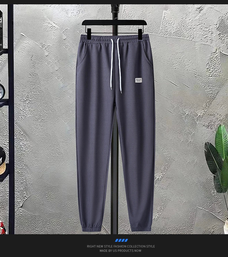Men's Waffle T-Shirt & Shorts Tracksuit Set