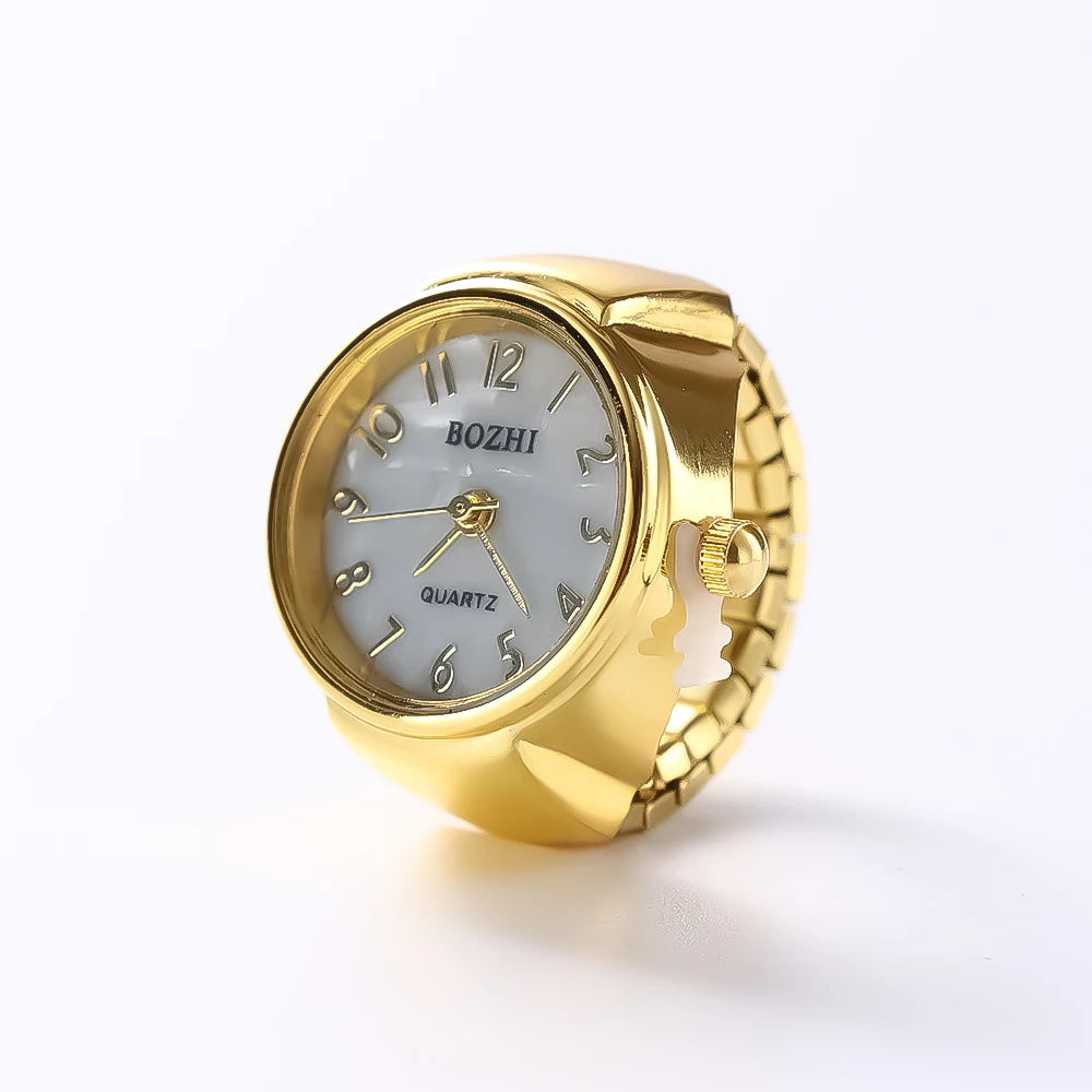 Fashion Ring Watch — Unisex Quartz Couple Jewelry