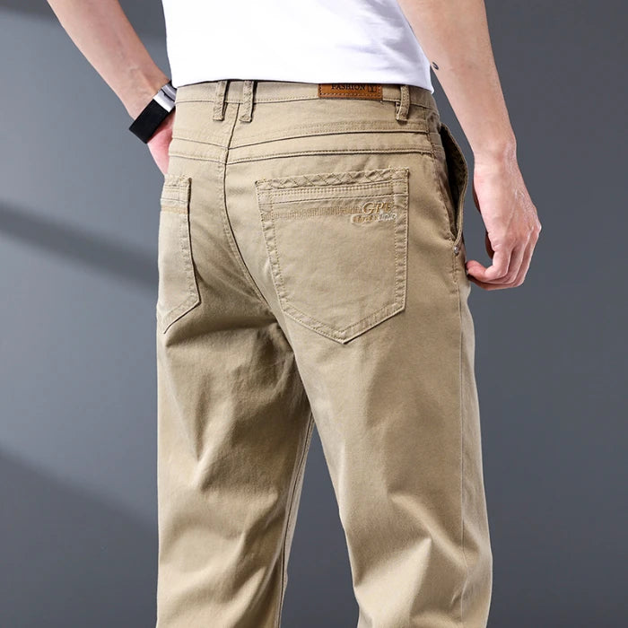 The Spectrum Slim — Seven-Color Stretch Jean