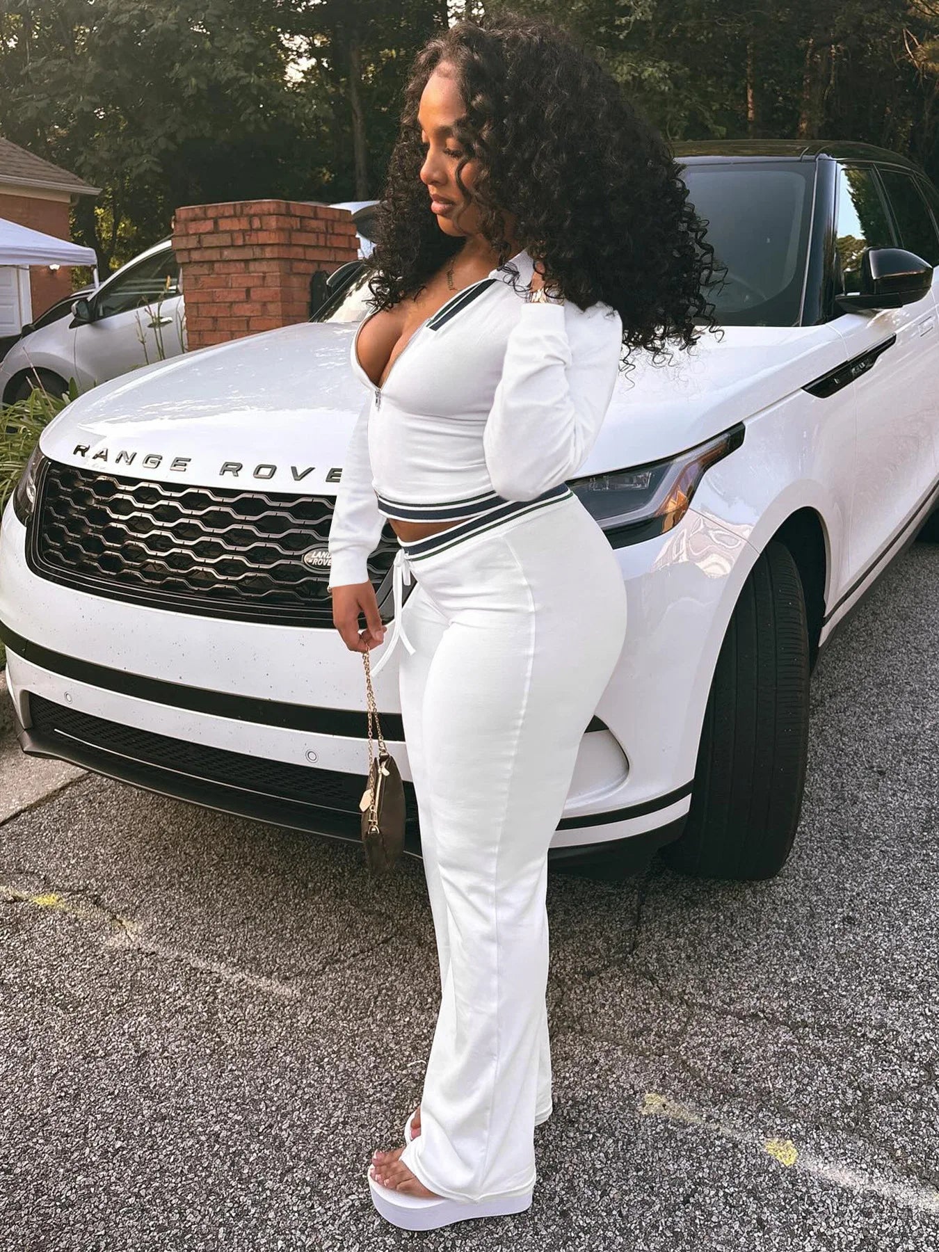 Sexy Streetwear Tracksuit Set — Women's Two-Piece