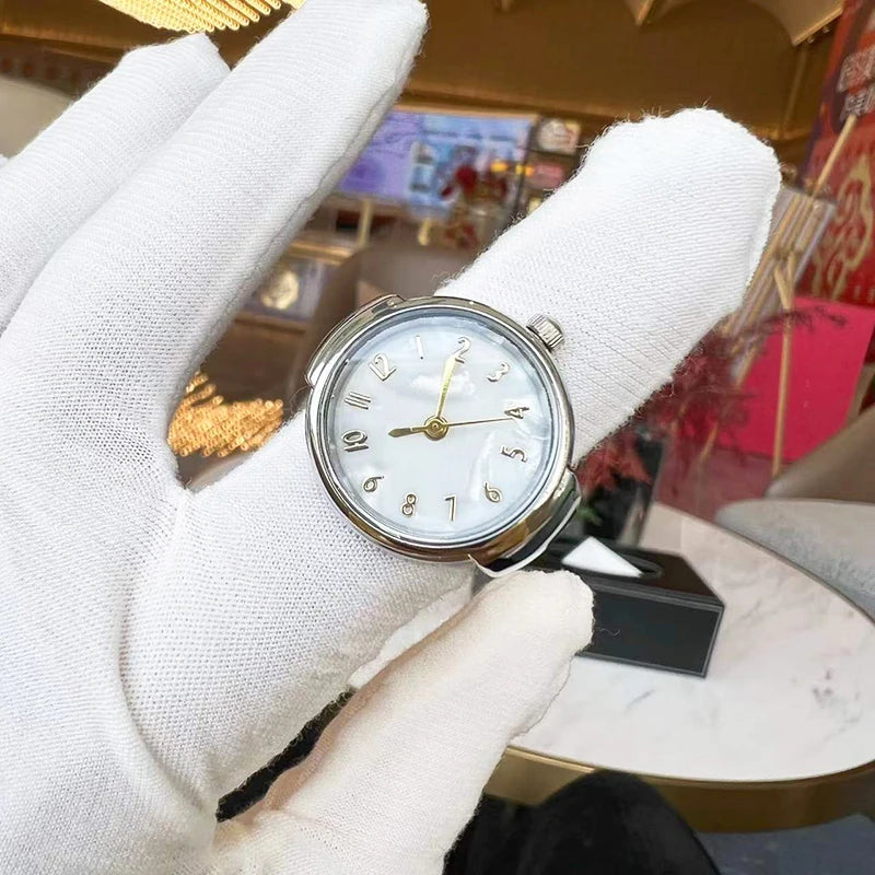 Fashion Ring Watch — Unisex Quartz Couple Jewelry