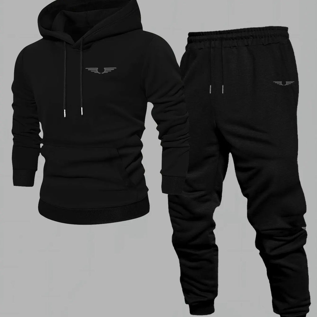 Men's American Streetwear Long Sleeve Hoodie