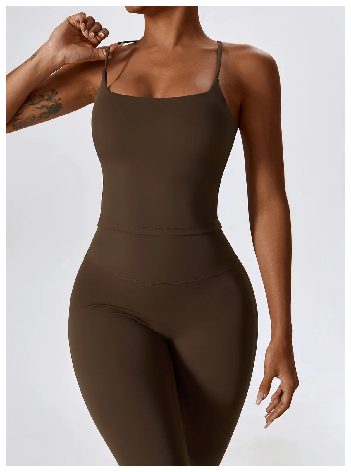 Seamless Yoga Set – Leggings & Crop Top