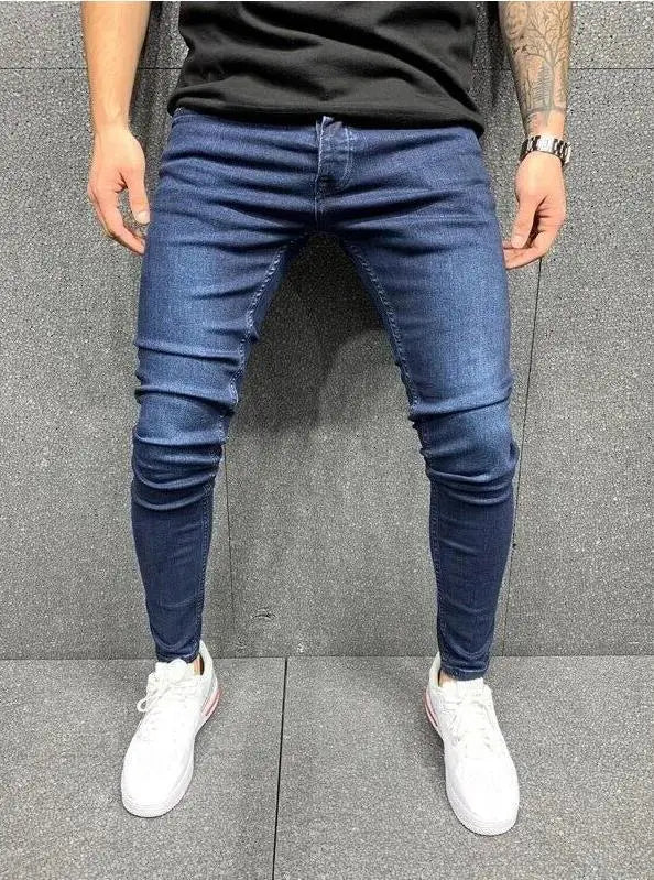 Ripped Skinny Stretch Jeans