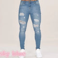 Ripped Skinny Stretch Jeans