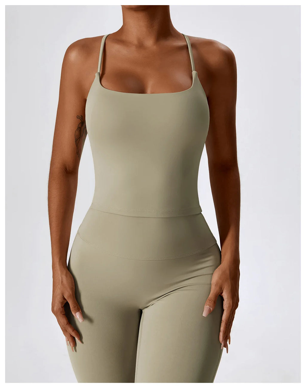Seamless Yoga Set – Leggings & Crop Top