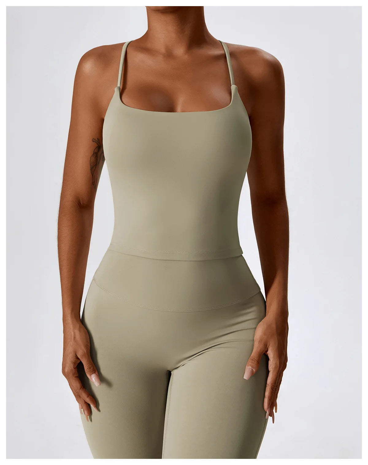Seamless Yoga Set – Leggings & Crop Top