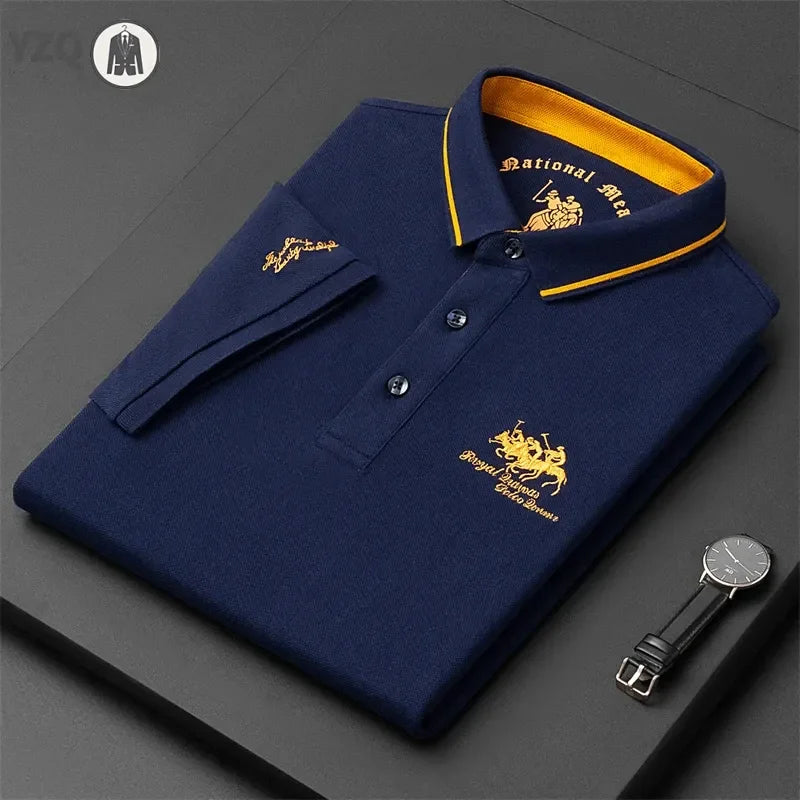 Embroidered Short Sleeve Polo