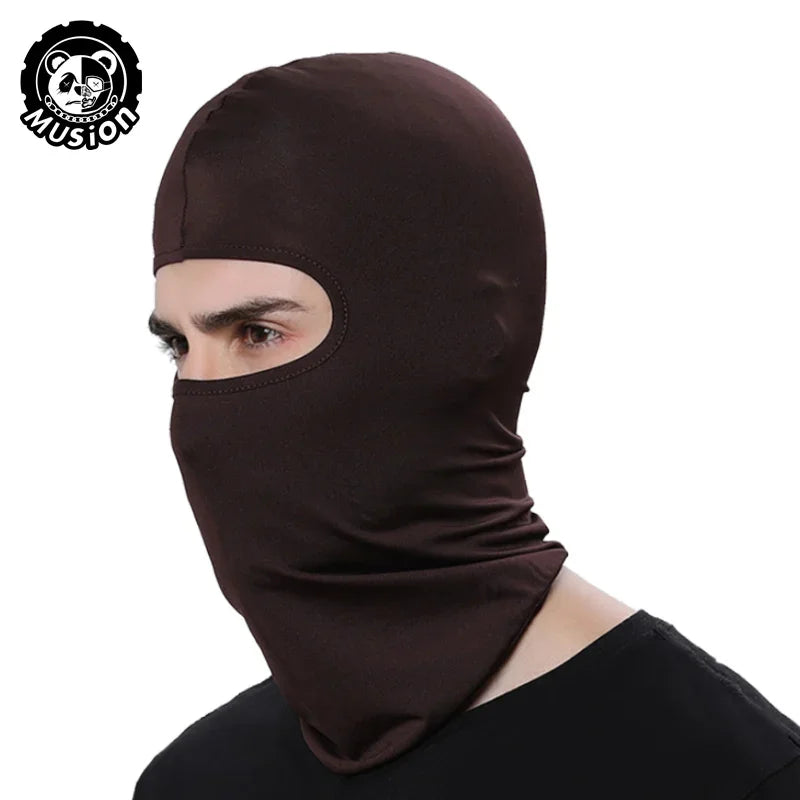 Motorcycle Balaclava Sun Protection Full Face Mask Breathable Mesh Airsoft Mask Balaclava Bicycle Cycling Head Cover Unde