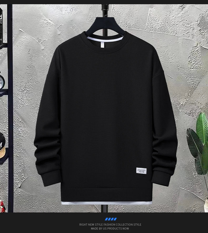 Men's Waffle T-Shirt & Shorts Tracksuit Set