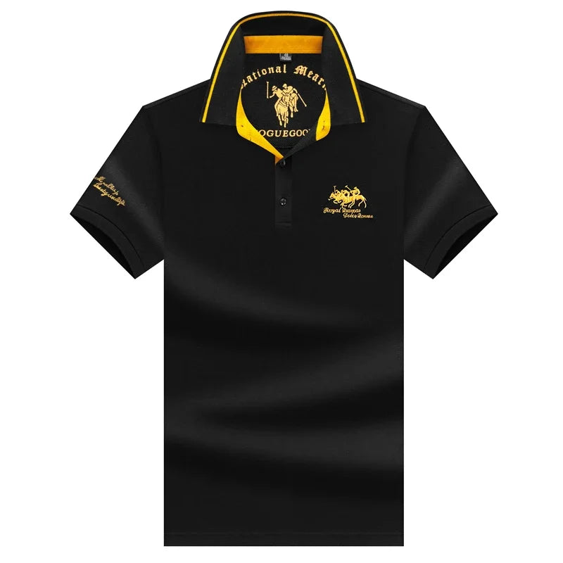 Embroidered Short Sleeve Polo