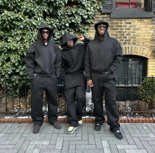 Men's Casual Sweatshirt Two-Piece Streetwear Set