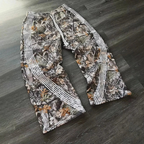 Camo Drawstring Cargo Joggers