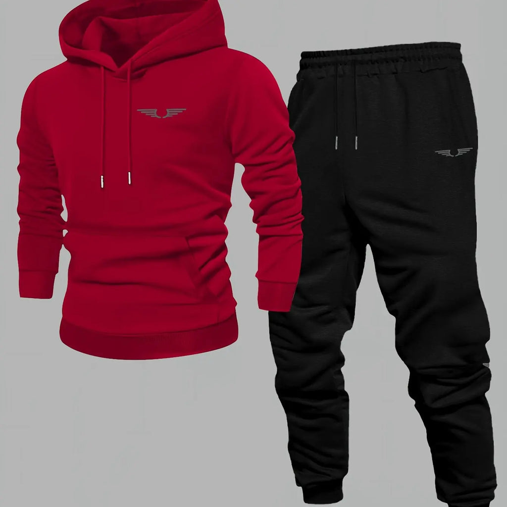 Men's American Streetwear Long Sleeve Hoodie