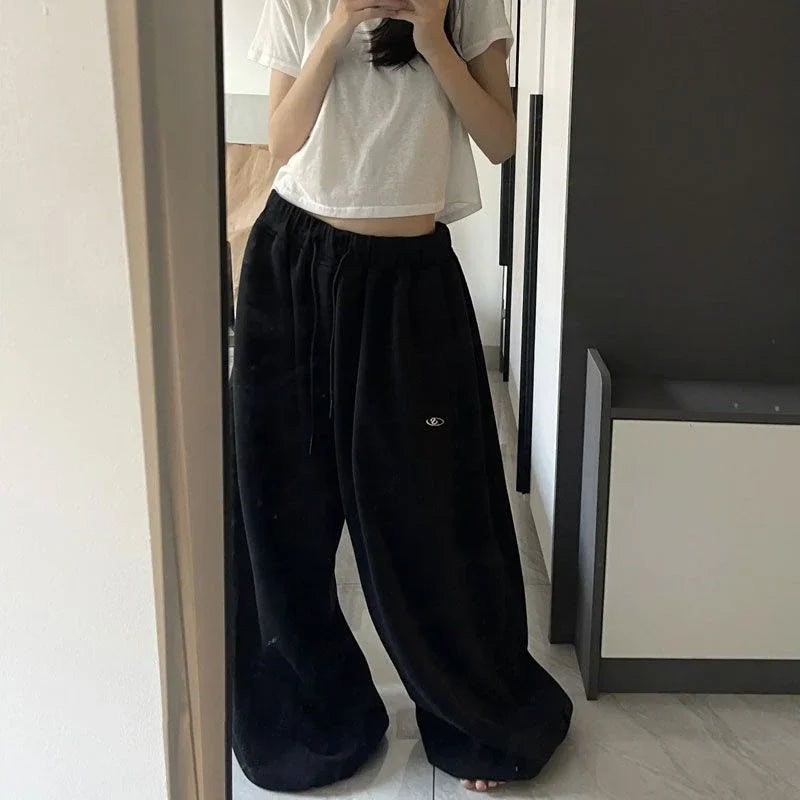 Oversized Hip-Hop Wide Leg Sweatpants