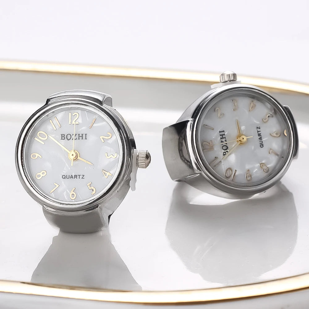Fashion Ring Watch — Unisex Quartz Couple Jewelry