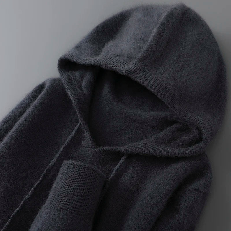 The Merino Essential — Premium Knit Hoodie