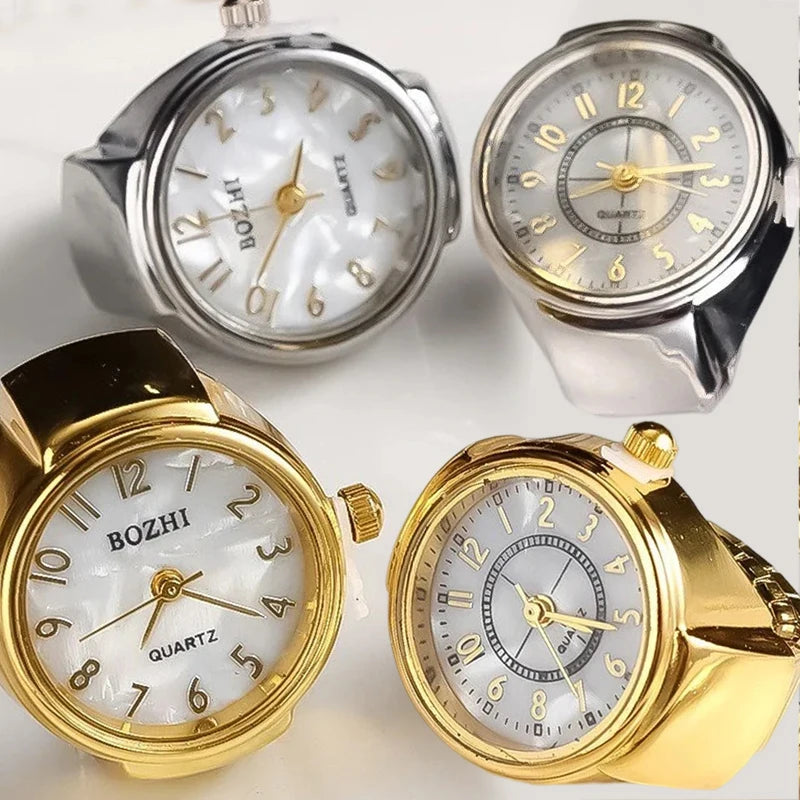 Fashion Ring Watch — Unisex Quartz Couple Jewelry