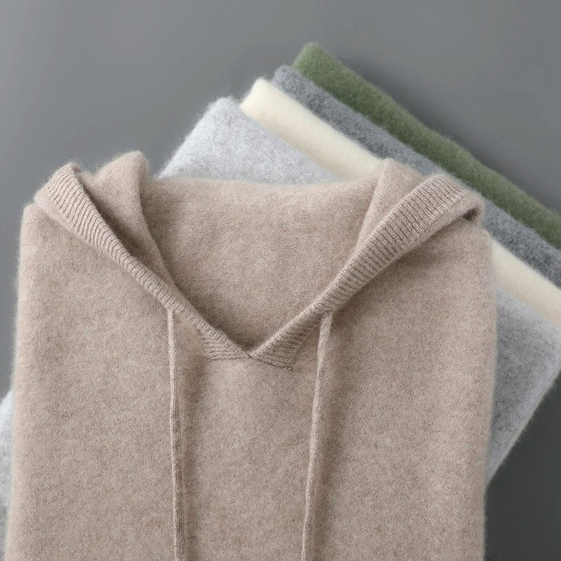 The Merino Essential — Premium Knit Hoodie
