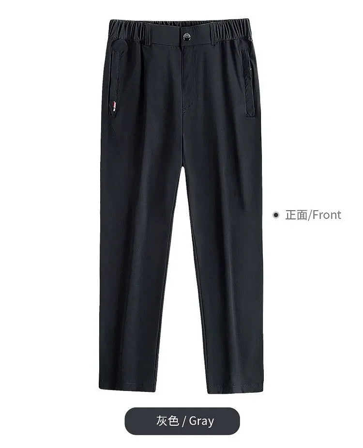 Ice Silk Quick-Dry Straight Pants