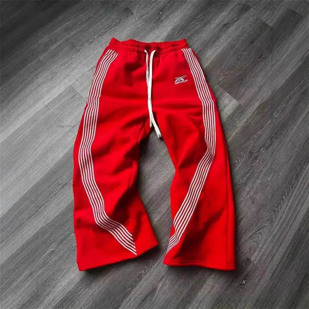 Y2K Tactical Wide Leg Sweatpants