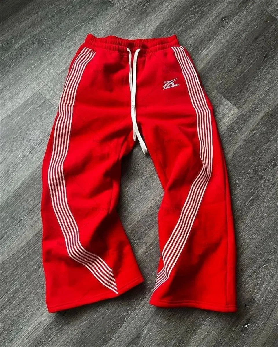 Y2K Tactical Wide Leg Sweatpants