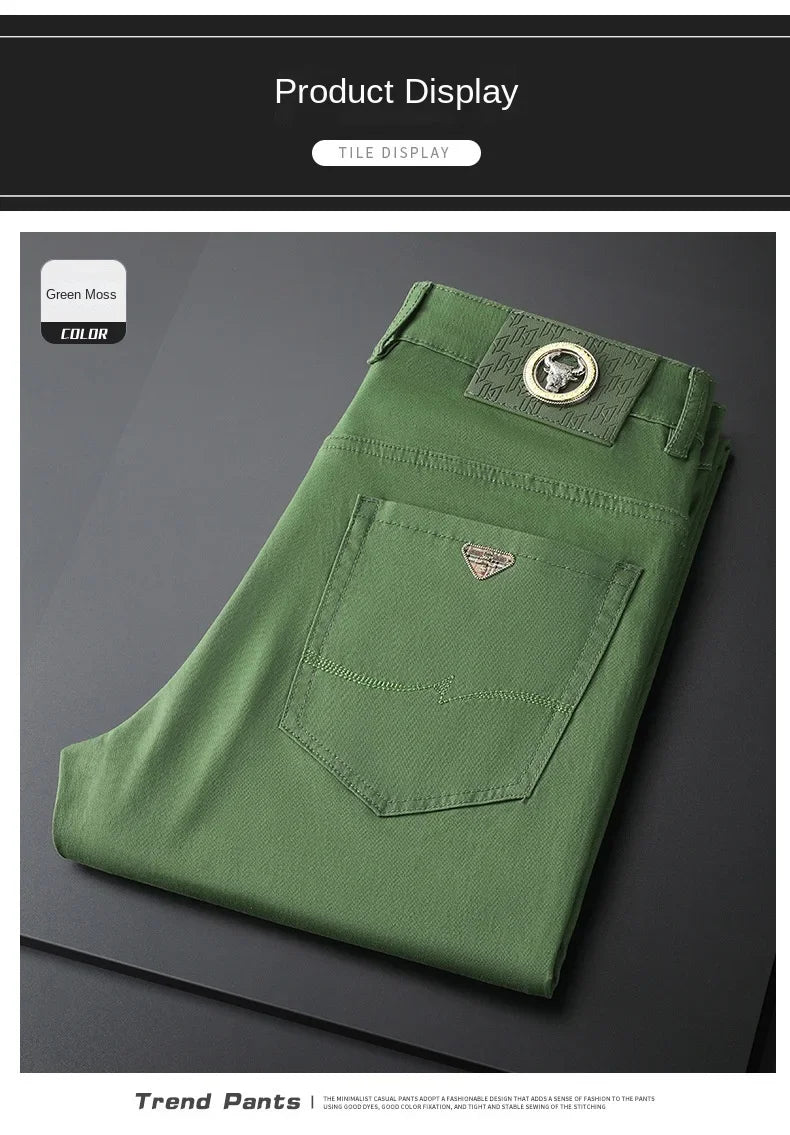 The Spectrum Slim — Seven-Color Stretch Jean